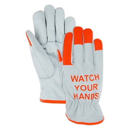 Magid Cut Resistant Gloves, Leather, Slip On Cuff, Keystone Thumb Thumb, L 1 PR 1244HVL